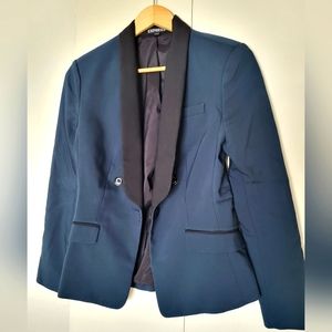 Express blazer teal and black size 6